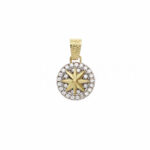Men's Pavè Fantasy Pendant in 18K Gold