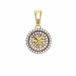 Men's Pavè Fantasy Pendant in 18K Gold