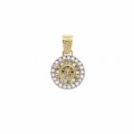 Men's Pavè Fantasy Pendant in 18K Gold