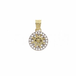 Men's Pavè Fantasy Pendant in 18K Gold