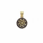 Men's Pavè Fantasy Pendant in 18K Gold