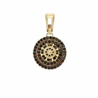Men's Pavè Fantasy Pendant in 18K Gold