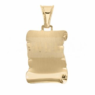 Parchment to be engraved in 18K Gold