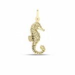 Seahorse in 18K Gold